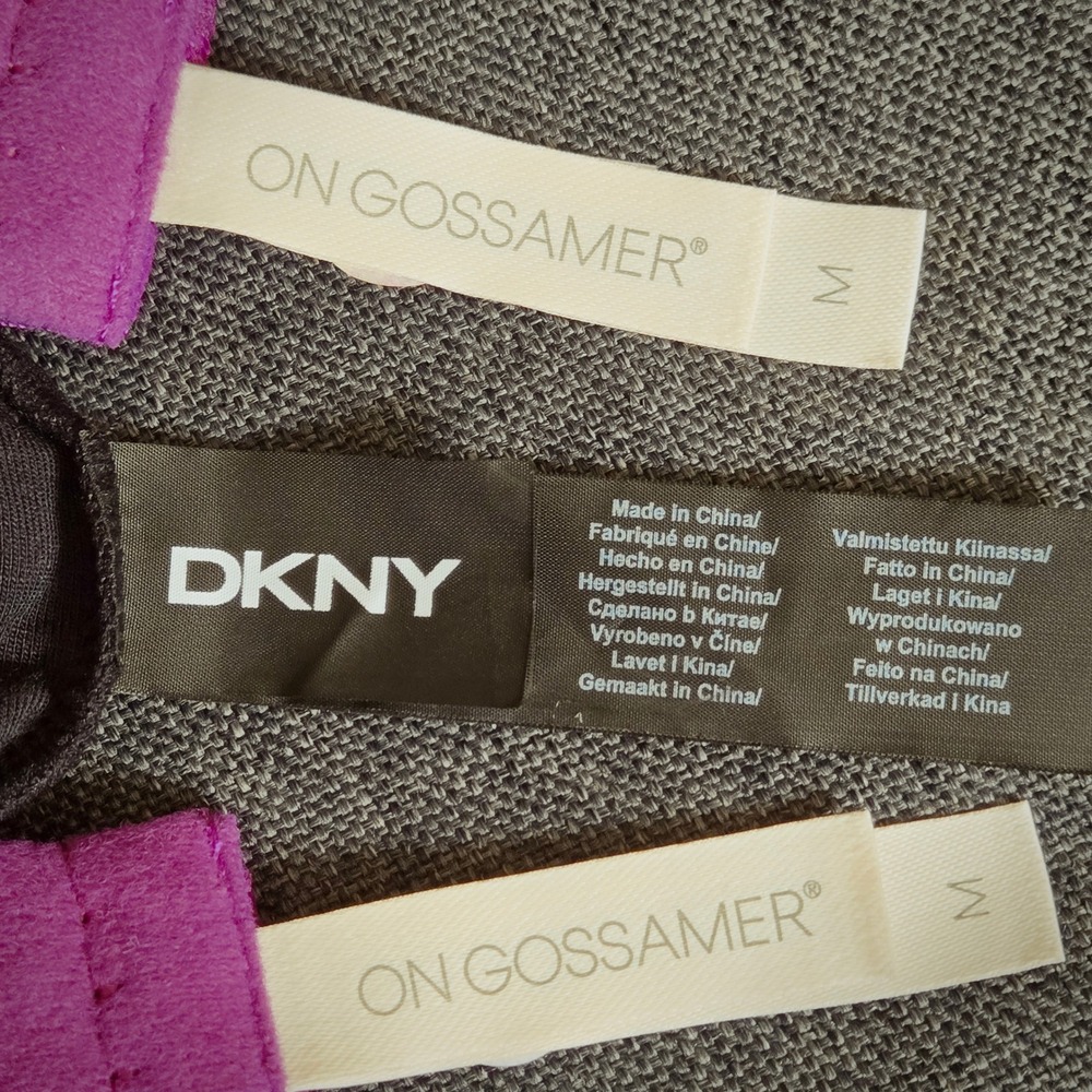 DKNY Bralette Bundle Womens M Purple Grey New 3 Pack Cotton Lace Triangle Scoop - Picture 8 of 8